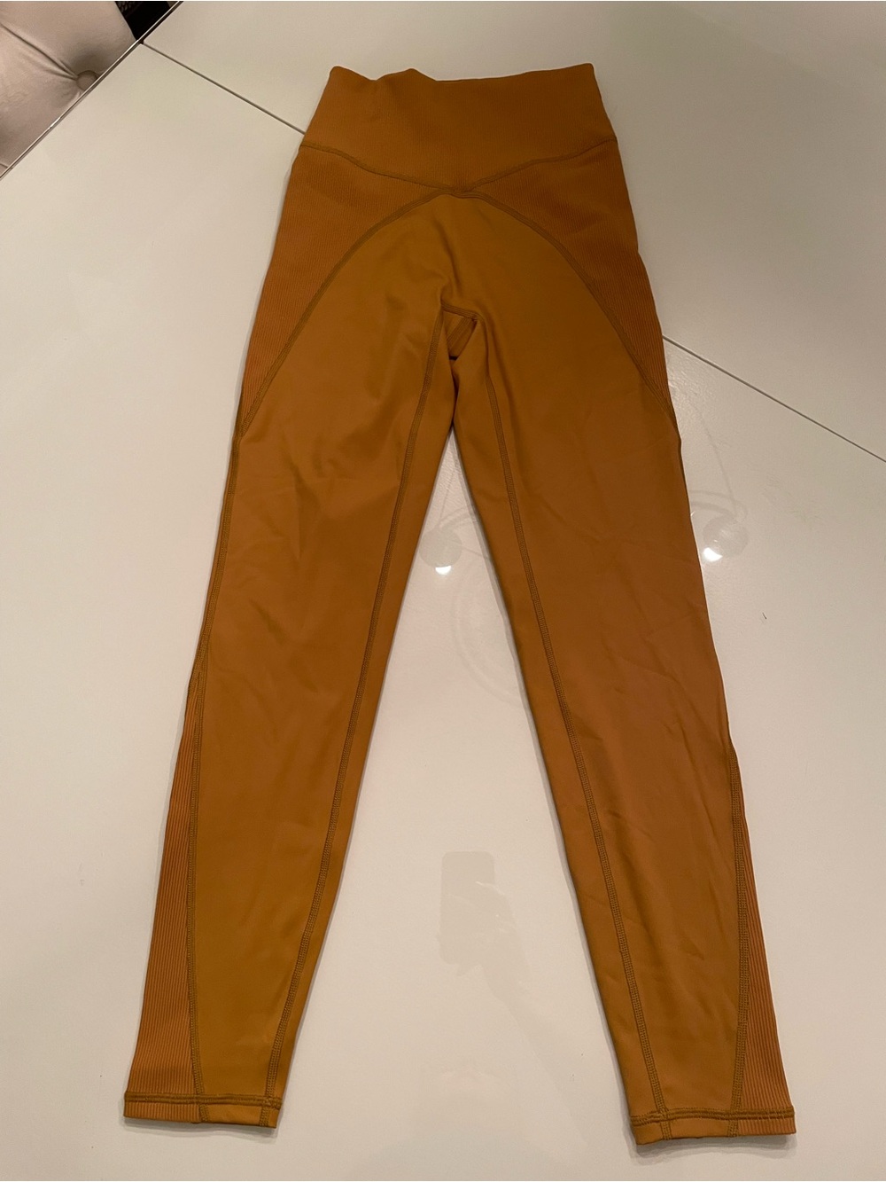 aerie High-Waist Leggings in Rust Brown